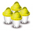 Eggciters™ ένα σύνολο καλουπιών σιλικόνης για το μαγείρεμα αυγών χωρίς κέλυφος